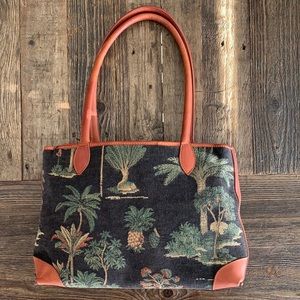 Tommy Bahama tropical tapestry purse